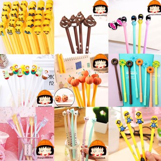 Combo 10 bút viết gel nước nhiều mẫu cute