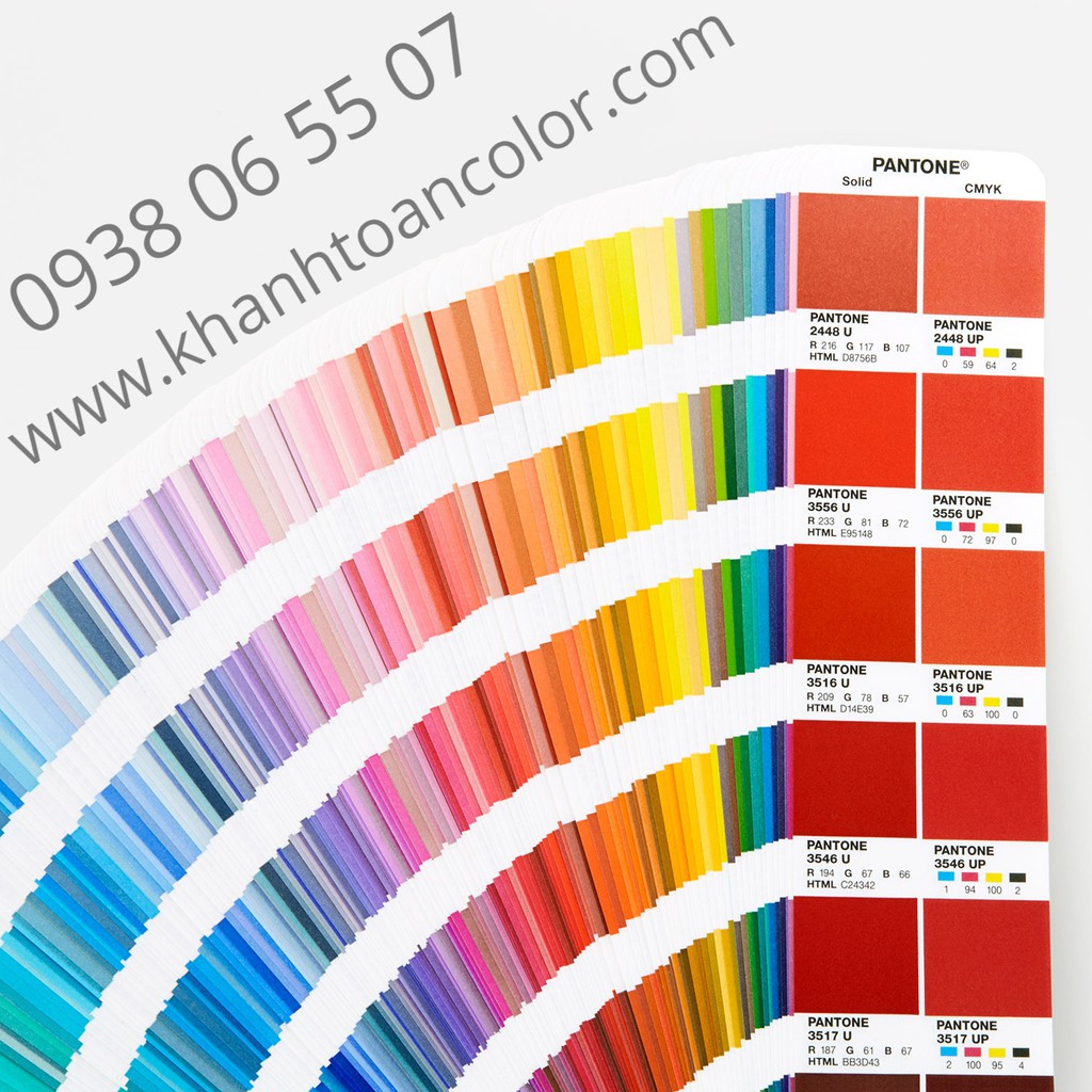(CHÍNH HÃNG) Bảng màu Pantone U Color Bridge GG6104A - Phiên bản 2021 - Dịch 2319 màu Solid thành CMYK, HTML và RGB