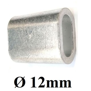 Cốt đầu nhôm khóa cáp Ø [ 12mm ]