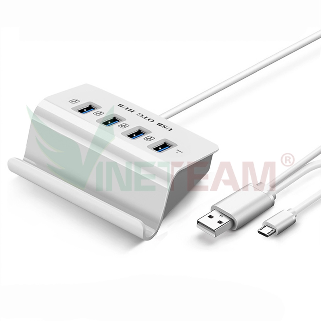 Đầu chia 4 cổng USB OTG Micro 3.0 480Mbps -dc4752