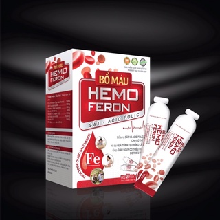 BỔ MÁU HEMO FERON  BỔ SUNG SẮT-ACID FOLIC CHO CƠ THỂ