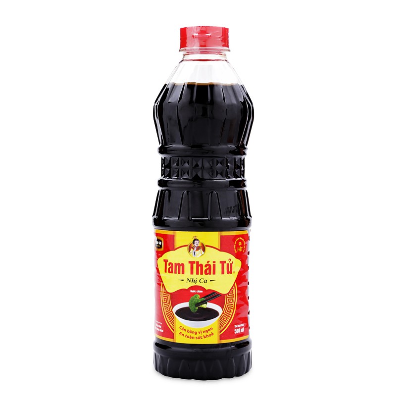 Lốc 6 chai nước tương Chinsu Tam Thái Tử Nhị ca 500ml