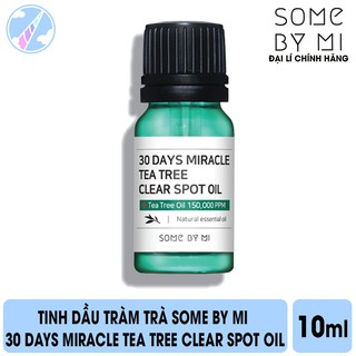 Tinh Dầu Tràm Trà Chấm Mụn Some By Mi 30 Days Miracle Tea Tree Clear Spot Oil 10ml