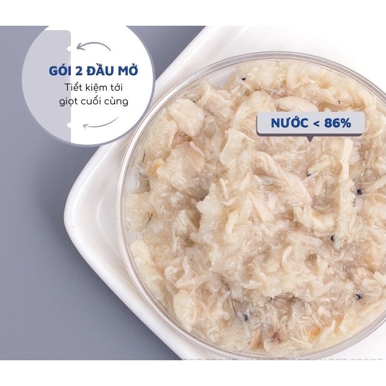 Pate Ciao cho mèo dạng nhuyễn gói 60g