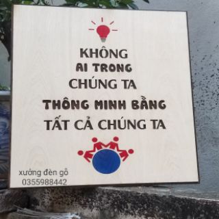 Tranh treo tường decor gỗ