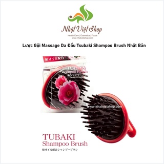 Lược Gội Massage Da Đầu Tsubaki Shampoo Brush Nhật Bản