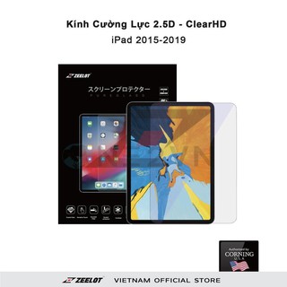 [Zeelot] Kính Cường Lực  trong suốt Zeelot PureGlass Cho iPad (2015-2019)