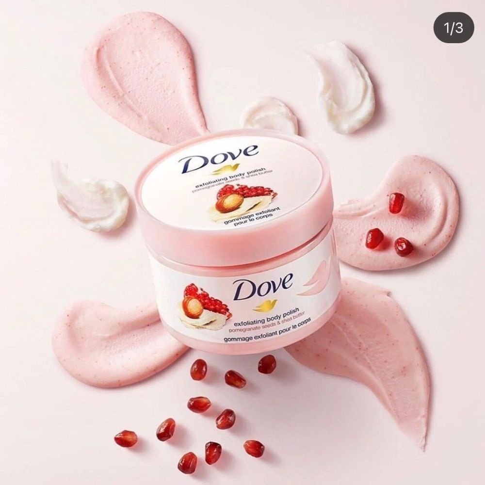Tẩy da chết body Dove Exfoliating Body Polish 225ml mềm mịn da, Hàng Đức - Shop Lavenic