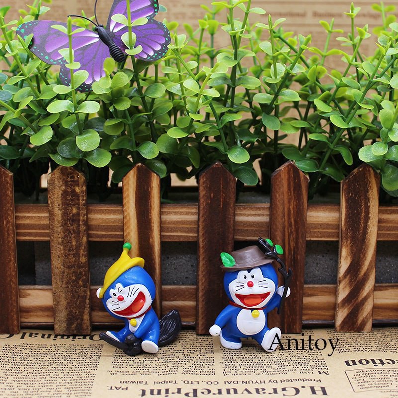 Set 6 Mô Hình Nhân Vật Phim Hoạt Hình Doraemon Bằng Pvc 5cm