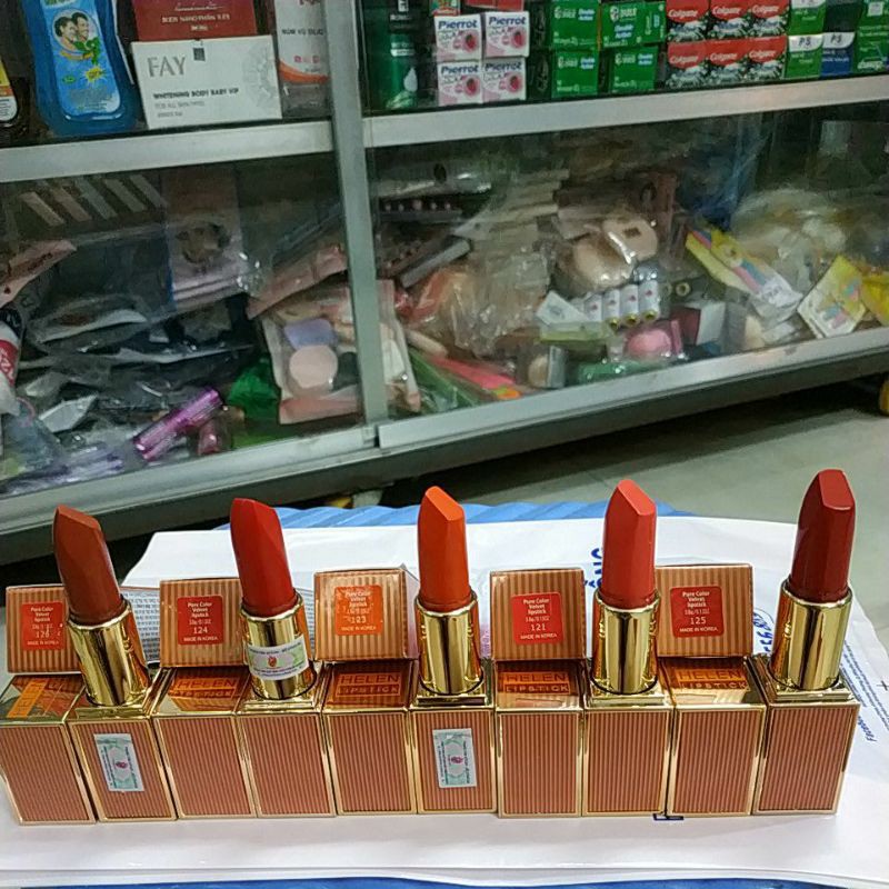 Son dưỡng môi Hàn Quốc Helen PURE COLOR VELVET Lipstick chính hãng