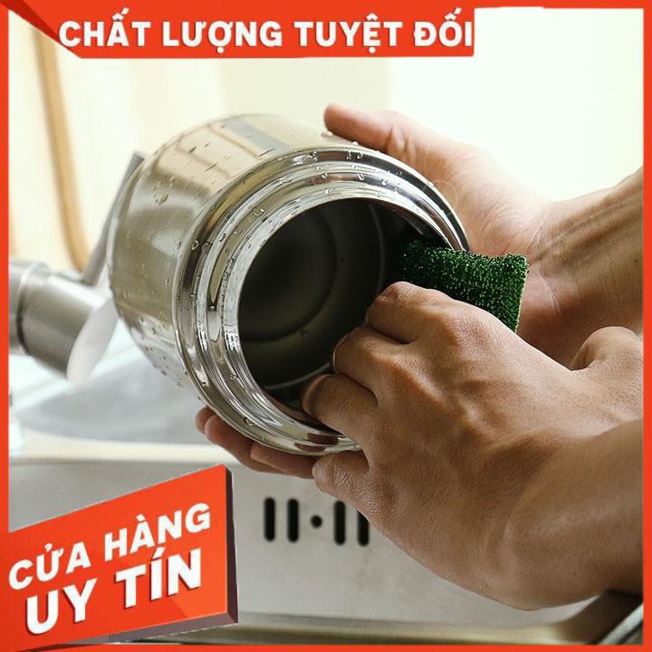 [Xả kho + free ship] Bình Ủ Cháo Cao Cấp Có Quai Xách Rút Gọn 1000ml,Tiện Dụng Với Thời Gian Giữ Ấm Lâu