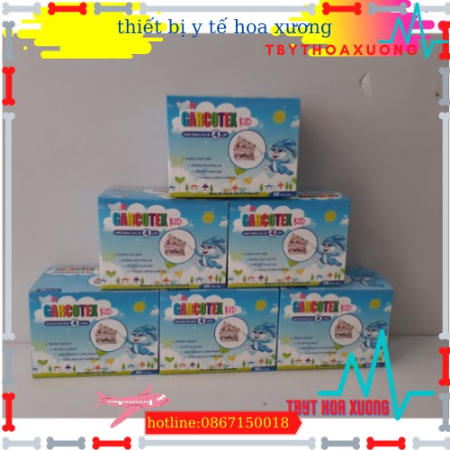 [garcotex kid]khẩu trang y tế 4 lớp kháng khuẩn trẻ em màu ngẫu nhiên