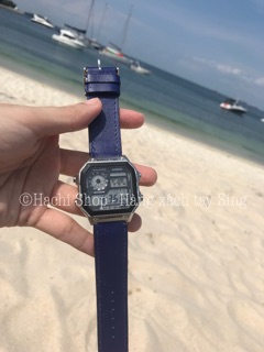 Dây da đồng hồ AE1200