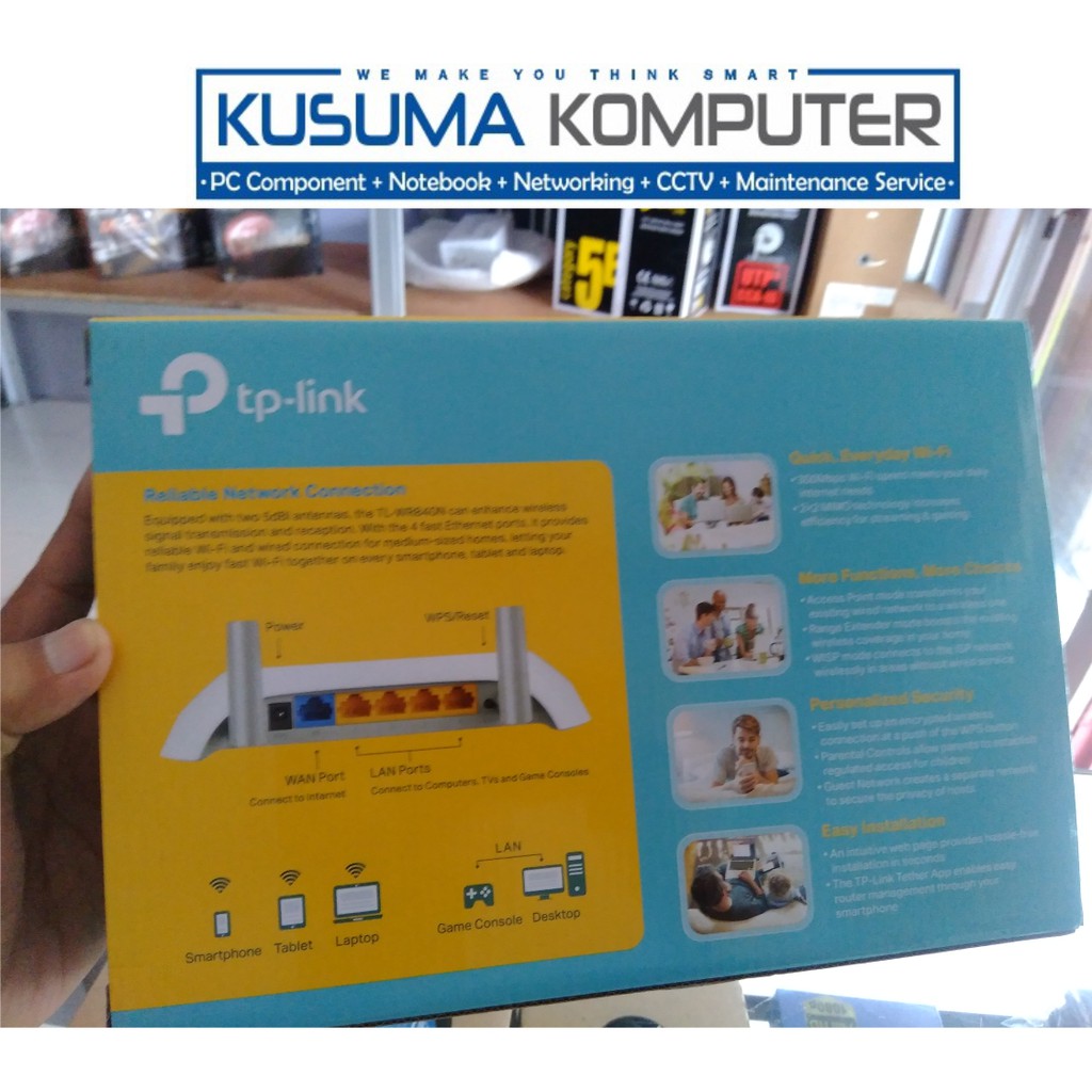Thiết Bị Phát Wifi Không Dây Tp Link Tl-wr840n 300mbps | BigBuy360 - bigbuy360.vn