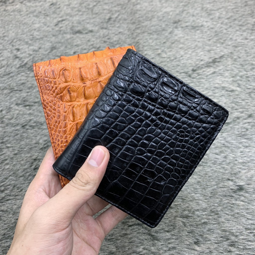 Ví/bóp nam cá sấu 2 mặt hàng VIệt Nam hàng siêu chất siêu bền
