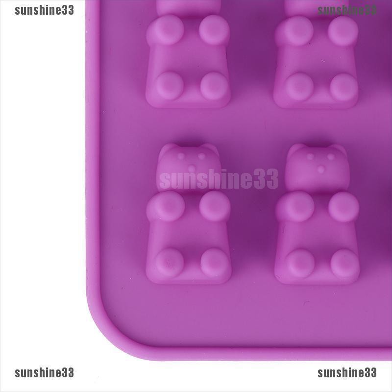 Khuôn Silicone Tạo Hình Làm Bánh Kẹo Hình Gấu Gummy 53 Ngăn