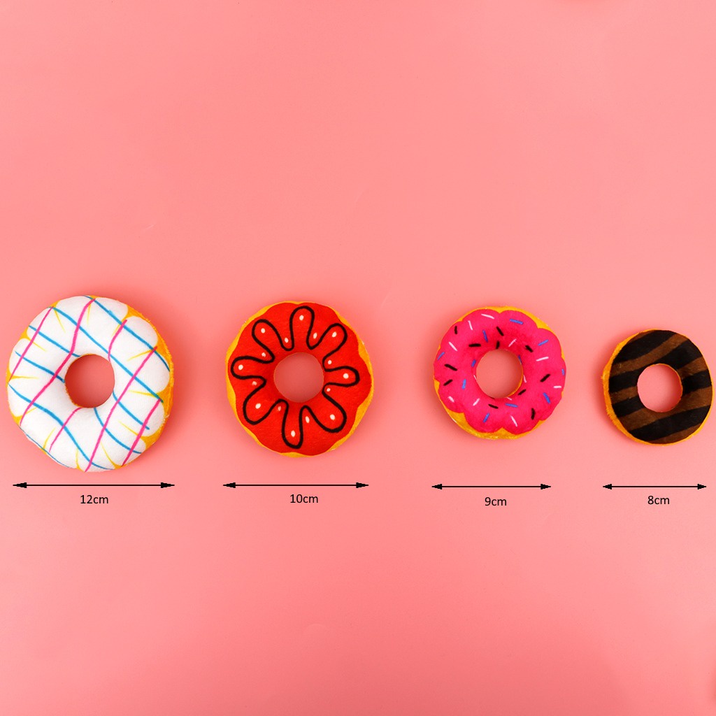 Bộ Xếp Chồng Mô Phỏng Bánh Donut - Đồ Chơi Vải An Toàn Cho Bé Từ 6 Tháng - Pipovietnam