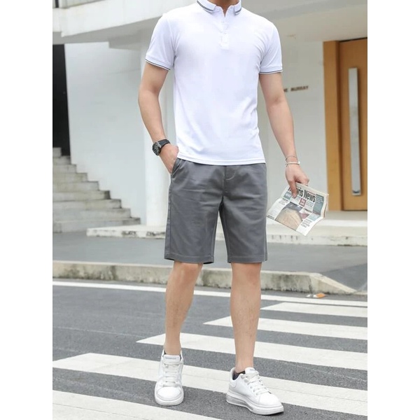 Quần short kaki nam THÁI KHANG vải cotton 100% dày mềm QKAKI13 | BigBuy360 - bigbuy360.vn