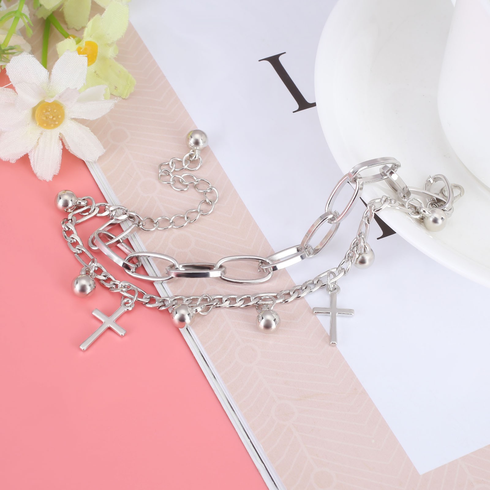 [Mã FAMAYFA giảm 10K đơn 50K] 1 Vòng Tay Nhiều Lớp Đính Hạt Tròn | BigBuy360 - bigbuy360.vn