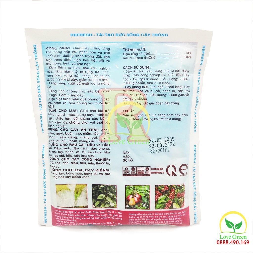 Phân Bón Kích-Thích Ra Hoa Đậu Trái Tập Trung -200G