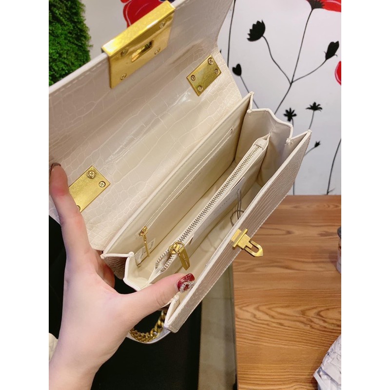 Túi khoá vuông da rắn size 22 chuẩn xịn nhất(k hộp) | BigBuy360 - bigbuy360.vn