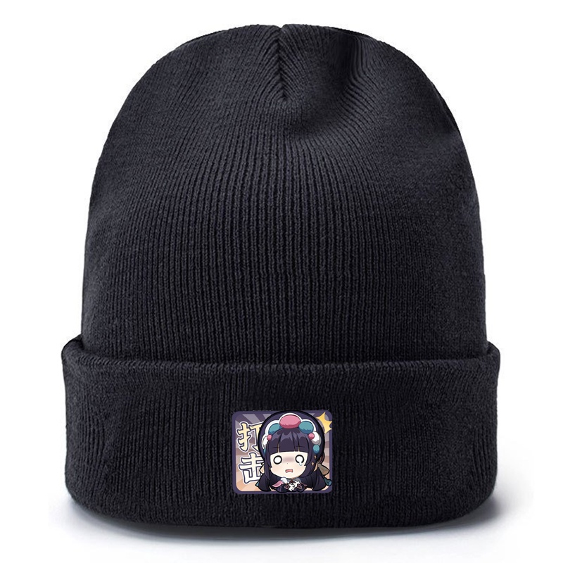 Mũ len in hình GENSHIN IMPACT ver CHỮ NHẬT game anime chibi thời trang tiện lợi