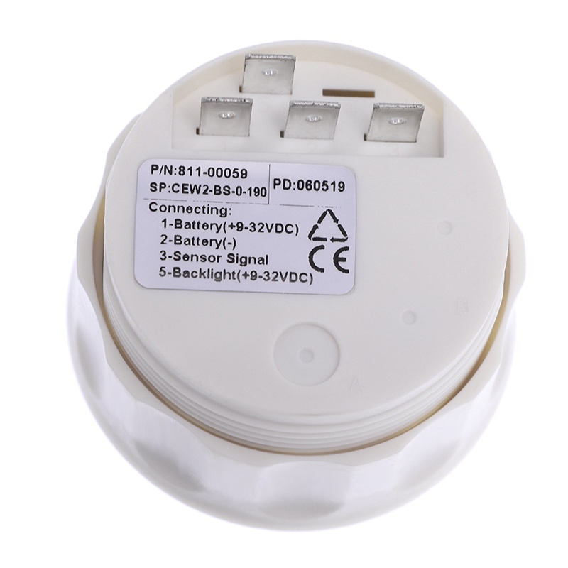 Đồng Hồ Đo Mực Nước 52mm 0~190ohm 9~32V Có Đèn Nền Chuyên Dụng Cho Xe Hơi / Tàu Thuyền