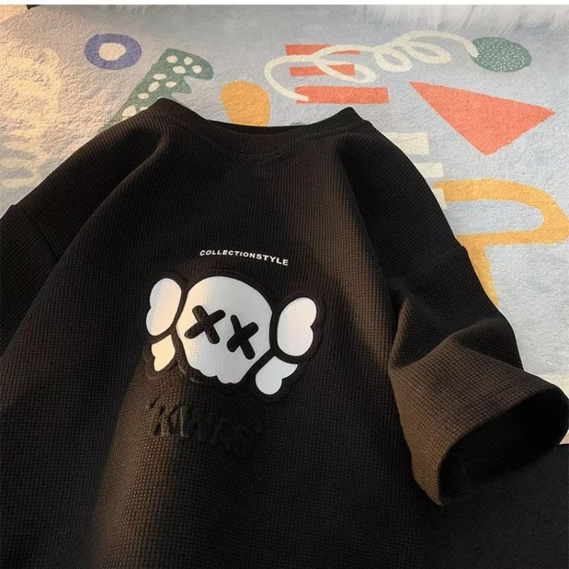 Áo Thun Tay Ngắn Dáng Rộng Thời Trang Mùa Hè Phong Cách Hàn Quốc Mới Cho Nam