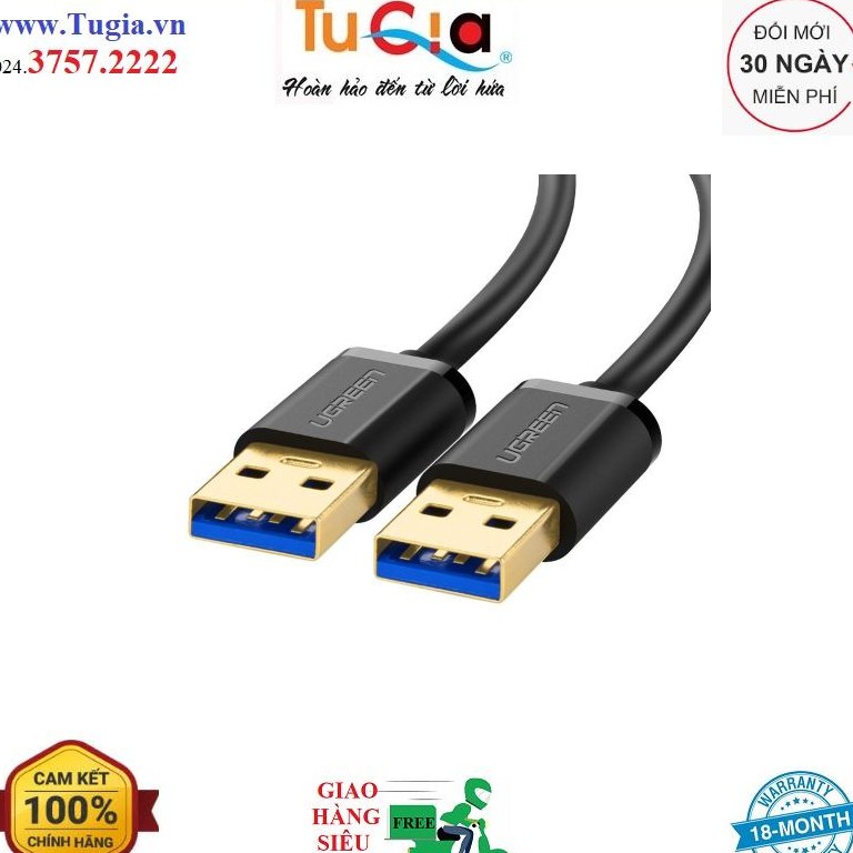 Cáp USB 3.0 Ugreen 10369 (0.5m) - Hàng Chính Hãng