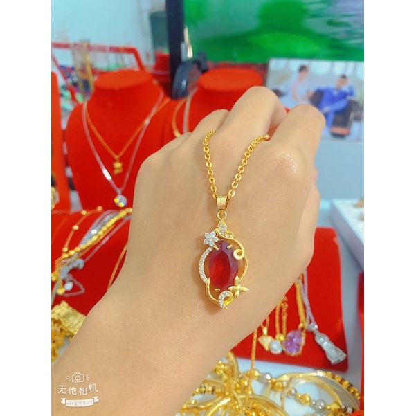 Trang sức Kiều Uyên DÂY ĐỎ RUBI
