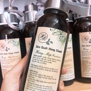 Siro Ho Quất Húng chanh Handmade 500ml