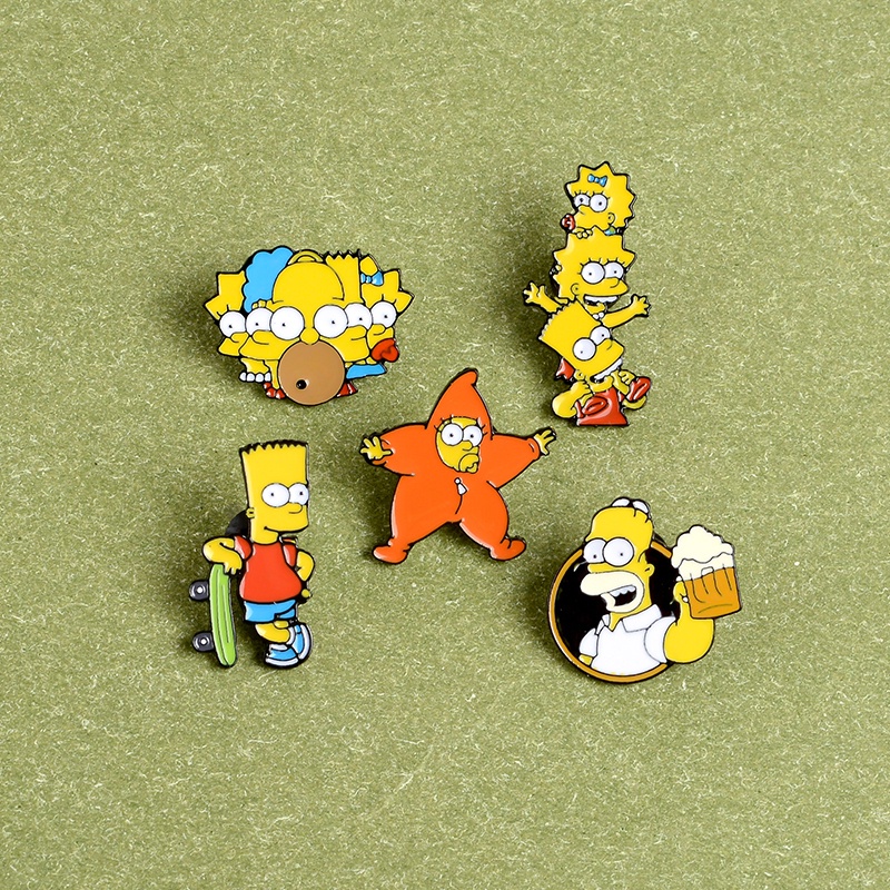 Ghim CàI ÁO HìNh Nhân VậT HoạT HìNh Simpsons Dễ Thương Cho Nam Nữ