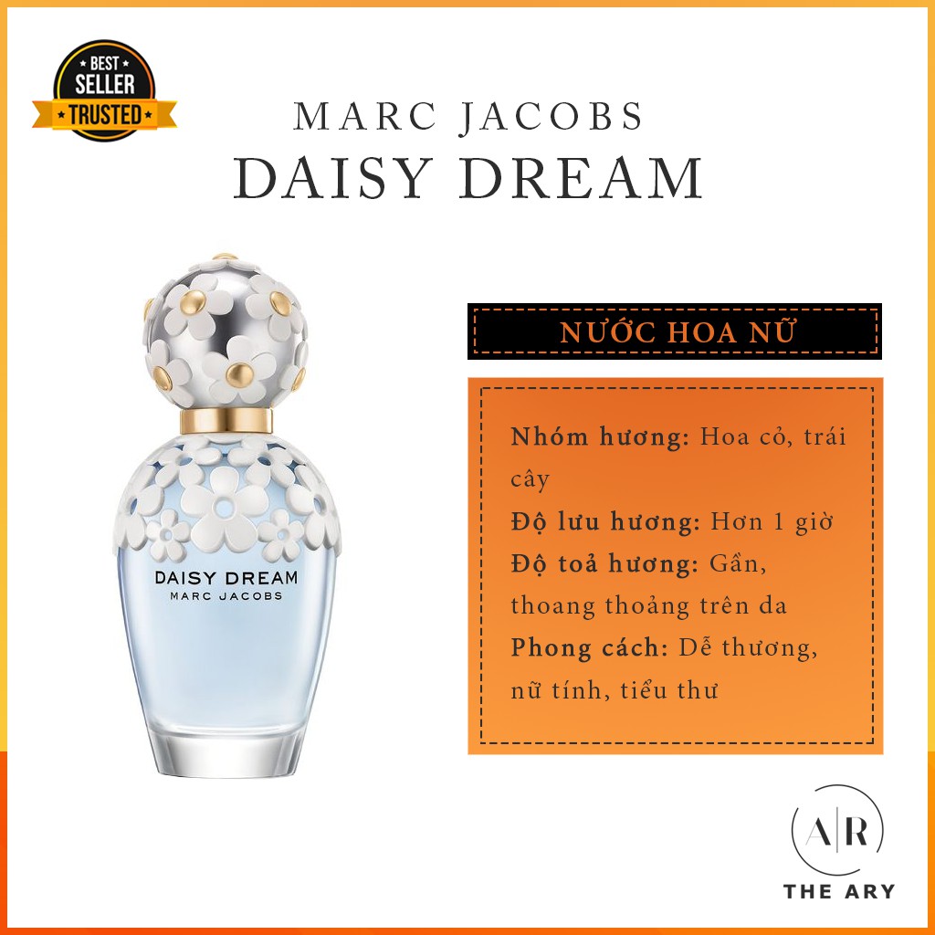 The Ary - Nước Hoa Nữ Dịu Dàng, Dễ Thương, Nữ Tính Marc Jacobs Daisy Dream | Thế Giới Skin Care