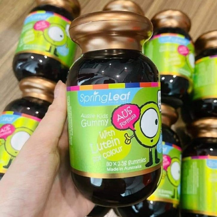 Kẹo gum bổ mắt Lutein Spring Leaf Úc 2y+ giúp bé mắt sáng tinh anh Chính Hãng Úc