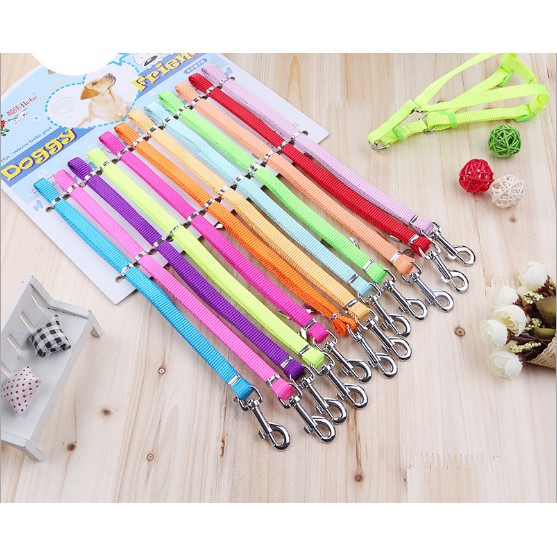 dây dắt chó - mèo kèm yếm