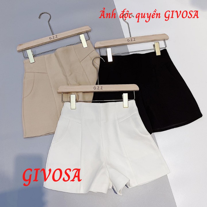 [Mã FAMAYWA giảm 10K đơn 50K] Quần Đùi Nữ Chất Vải Mềm Thiết Kế Khóa Sau Mẫu Mới -GN112 | BigBuy360 - bigbuy360.vn