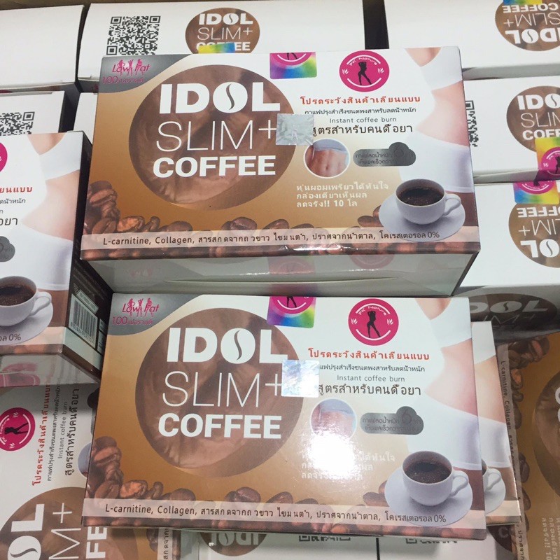 Cà phê giảm kg ⚡️Sale⚡️idol Slim Cofee Thái Lan, Giảm mạnh, Giảm 3-5kg tuỳ theo cơ địa ( hộp 10g)