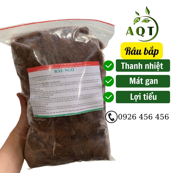 Râu Bắp (Râu Ngô Khô) 500g Thơm, Sạch, Nấu Nước Mát - Nước Sâm Giải Nhiệt