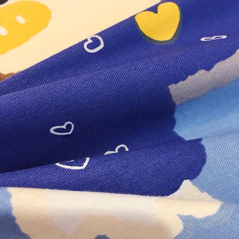 Bộ ga gối Cotton Living gồm 1 ga và 2 vỏ gối đầu( 100% cotton)