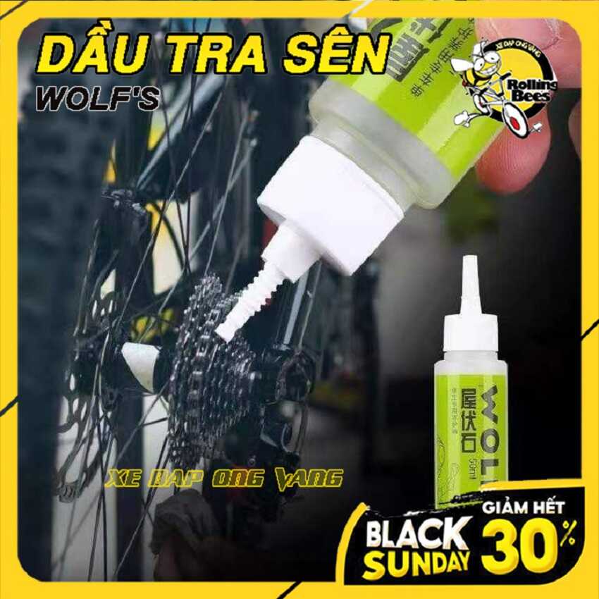 Dầu tra xích xe đạp WOLF'S Hàng Chính Hãng