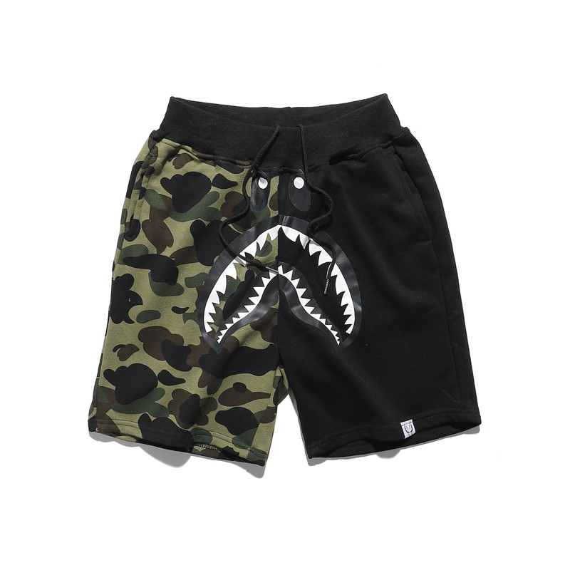 [HÌNH THẬT] QUẦN SHORT BAPE XANH ĐEN-DRAGON STORE THỦ ĐỨC