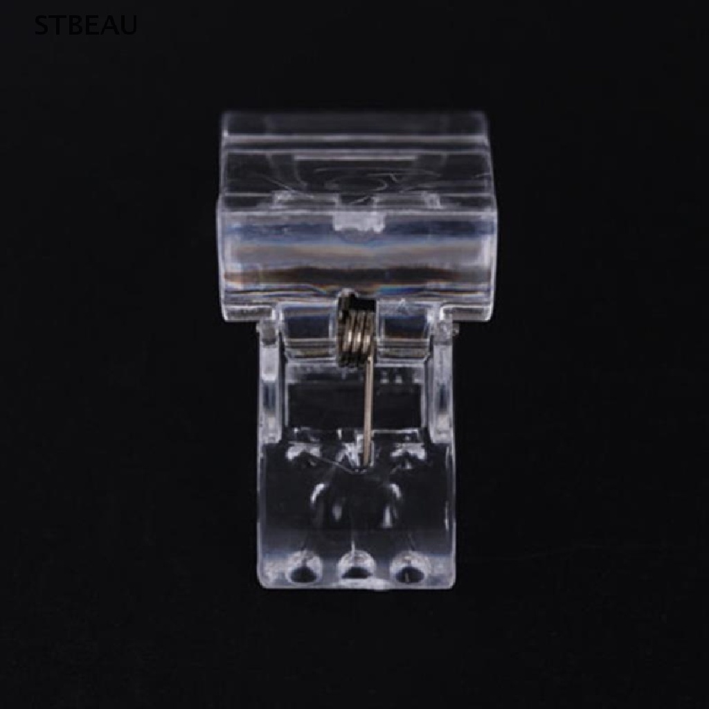 [Hàng mới về] Bộ 5 cái kẹp đầu móng tay dùng cho sơn gel poly nối móng nhanh chóng DIY
