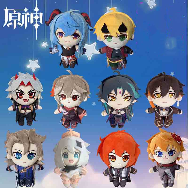 Búp Bê Nhồi Bông Genshin Tartaglia Arataki Itto Gorou Thoma Diluc Ganyu Hutao