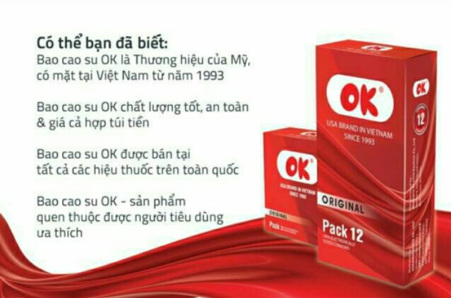 Káº¿t quáº£ hÃ¬nh áº£nh cho bao cao su ok viet nam