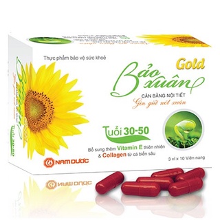 viên uống bảo xuân vàng hộp 3 vỉ x 10 viên