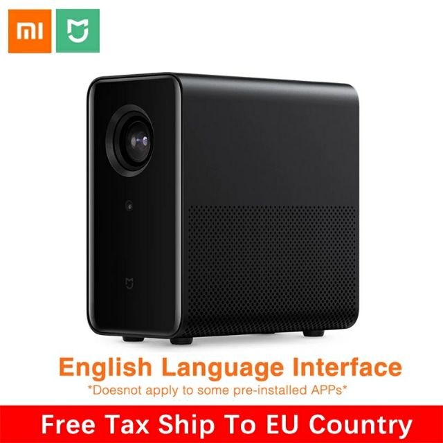 Máy chiếu thông minh  Xiaomi Mijia FHD, 800ANIS, có tiếng anh, âm thanh Doby DTS HD 3D