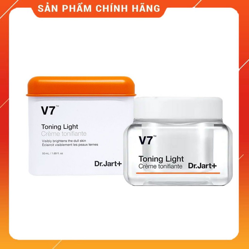 Kem Dưỡng Trắng Da  Cao Cấp V7 Toning Light Dr.Jart+ (50ml) Dưỡng Da Chuyên Sâu Tái Tạo Phục Hồi Làn Da