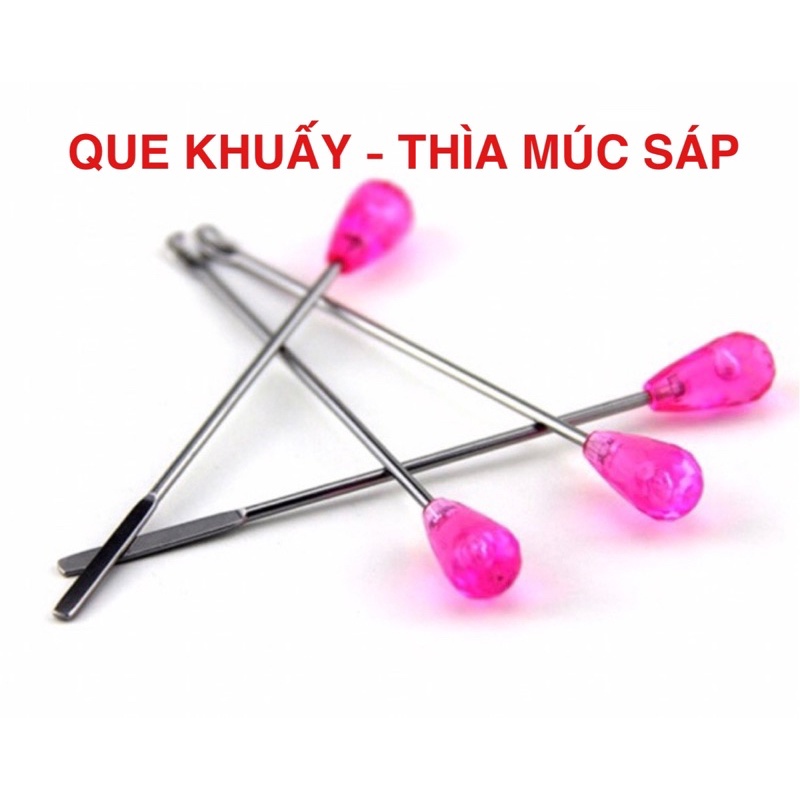 Cây Nguấy Mực, Thìa Xúc Sáp Khắc Lông Mày Inox