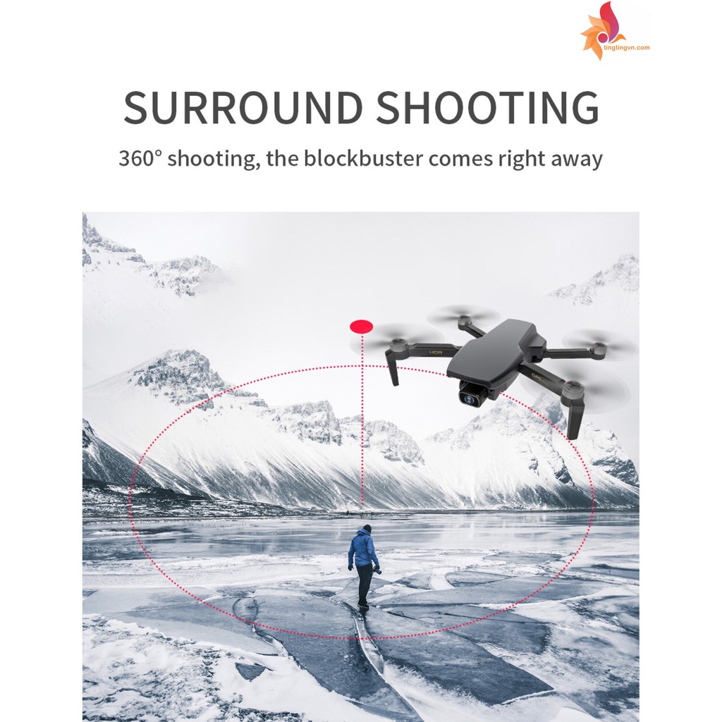 Flycam ZLRC SG108 5G WIFI FPV GPS Dual Camera 4K UHD - Cảm Biến Bụng, Động Cơ Không Chổi Than - NEWEST VERSION Q3/2020 | BigBuy360 - bigbuy360.vn