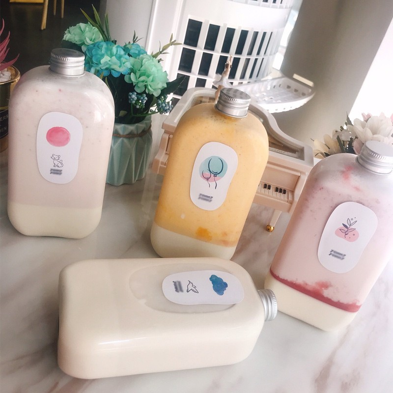 Cốc Nhựa Uống Nước Hình Vuông Dùng Một Lần Tiện Dụng